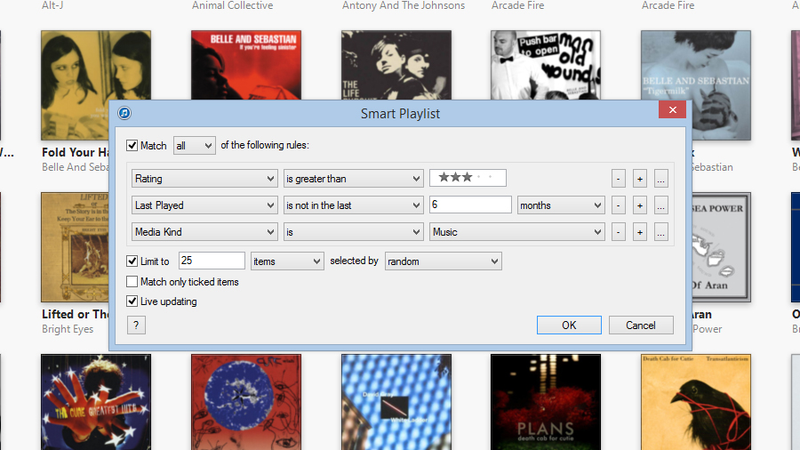 Illustration for article titled 5 Smart Playlists That Make iTunes Worth Using